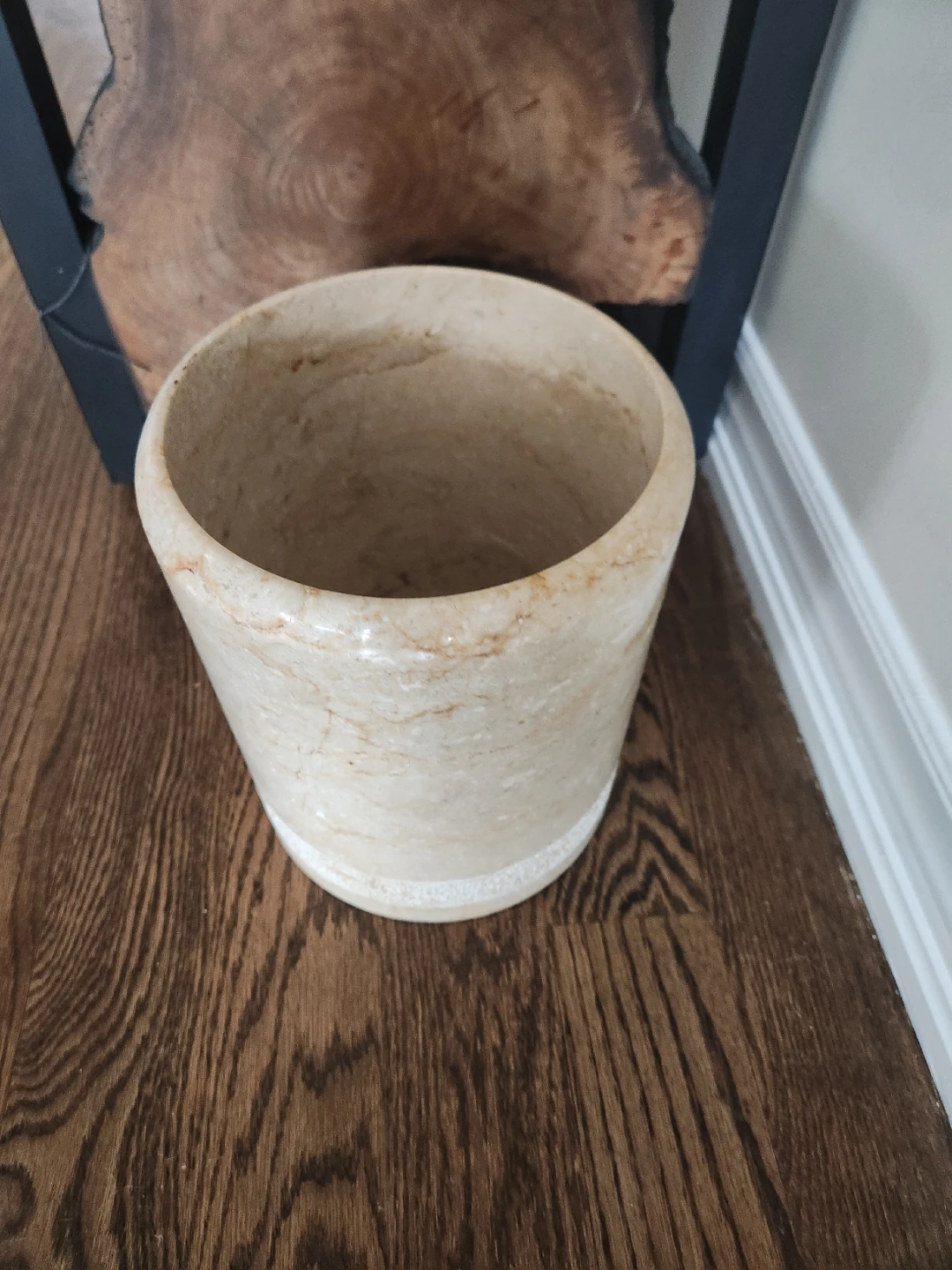 Natural Marble Stone  Vase/ bathroom basket - photo 2