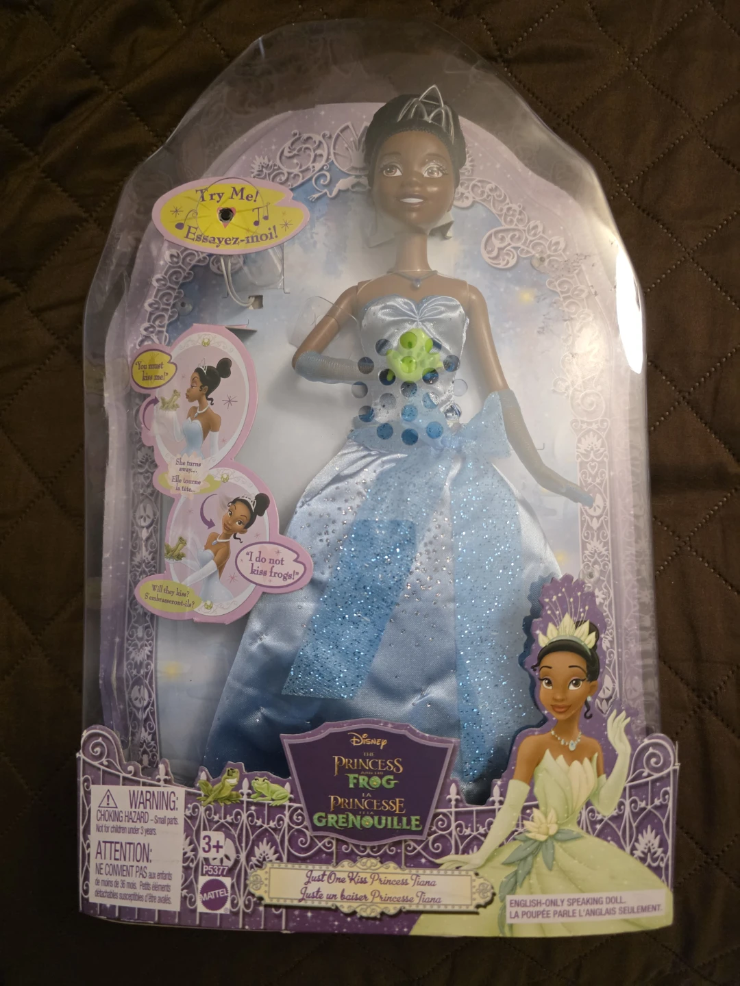 Disney Princess & the Frog Just 1 Kiss Princess Tiana Doll, 2009