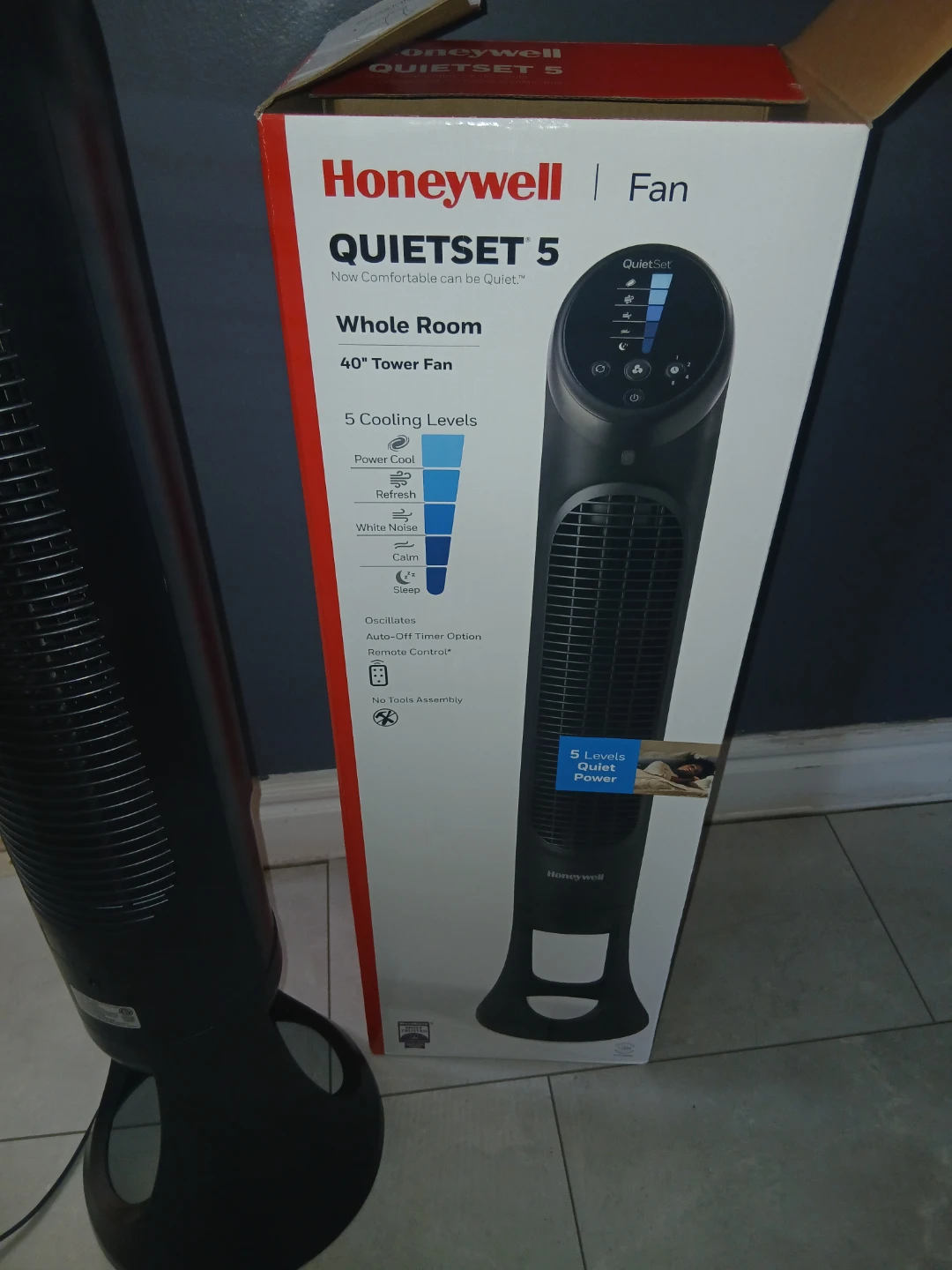 Honeywell QuietSet 5 Tower Fan