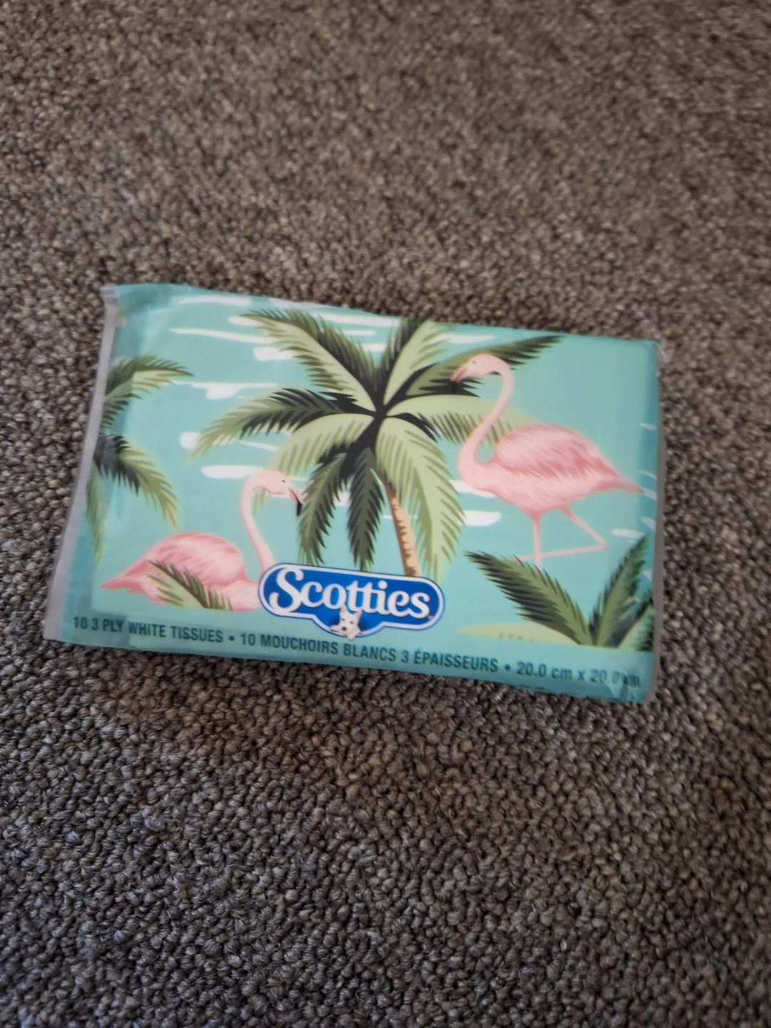 Scotties Pocket Tissues Flamingo