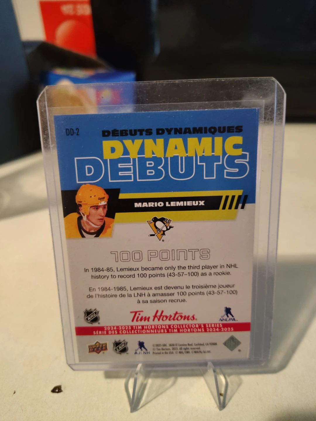 Mario Lemieux 2024-25 Tim Hortons Debuts - photo 3