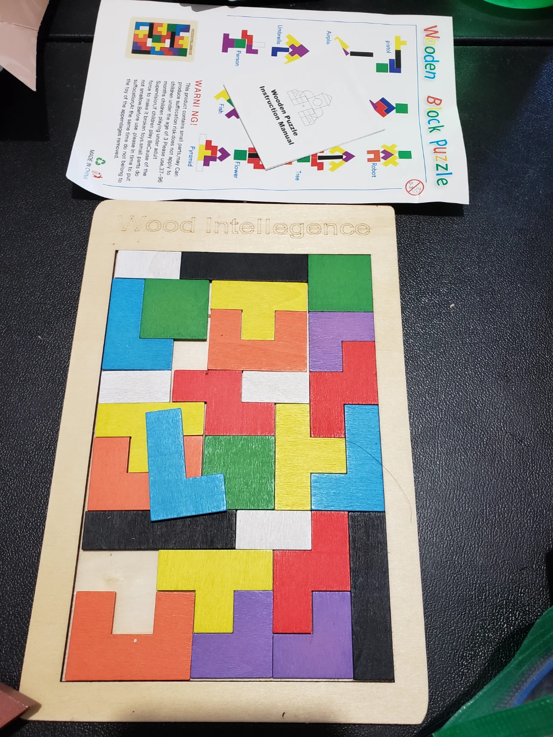 Wood Intellegence Wooden Block Puzzle