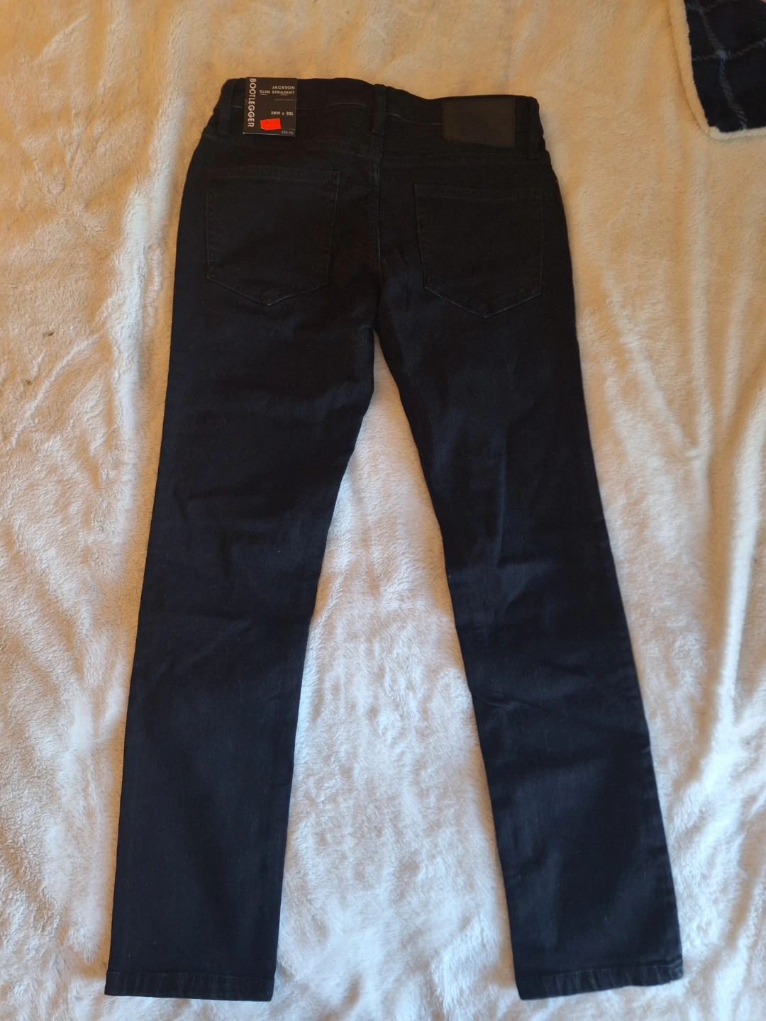 Bootlegger Jackson Slim Straight Jeans Black 28W x 30L - photo 2