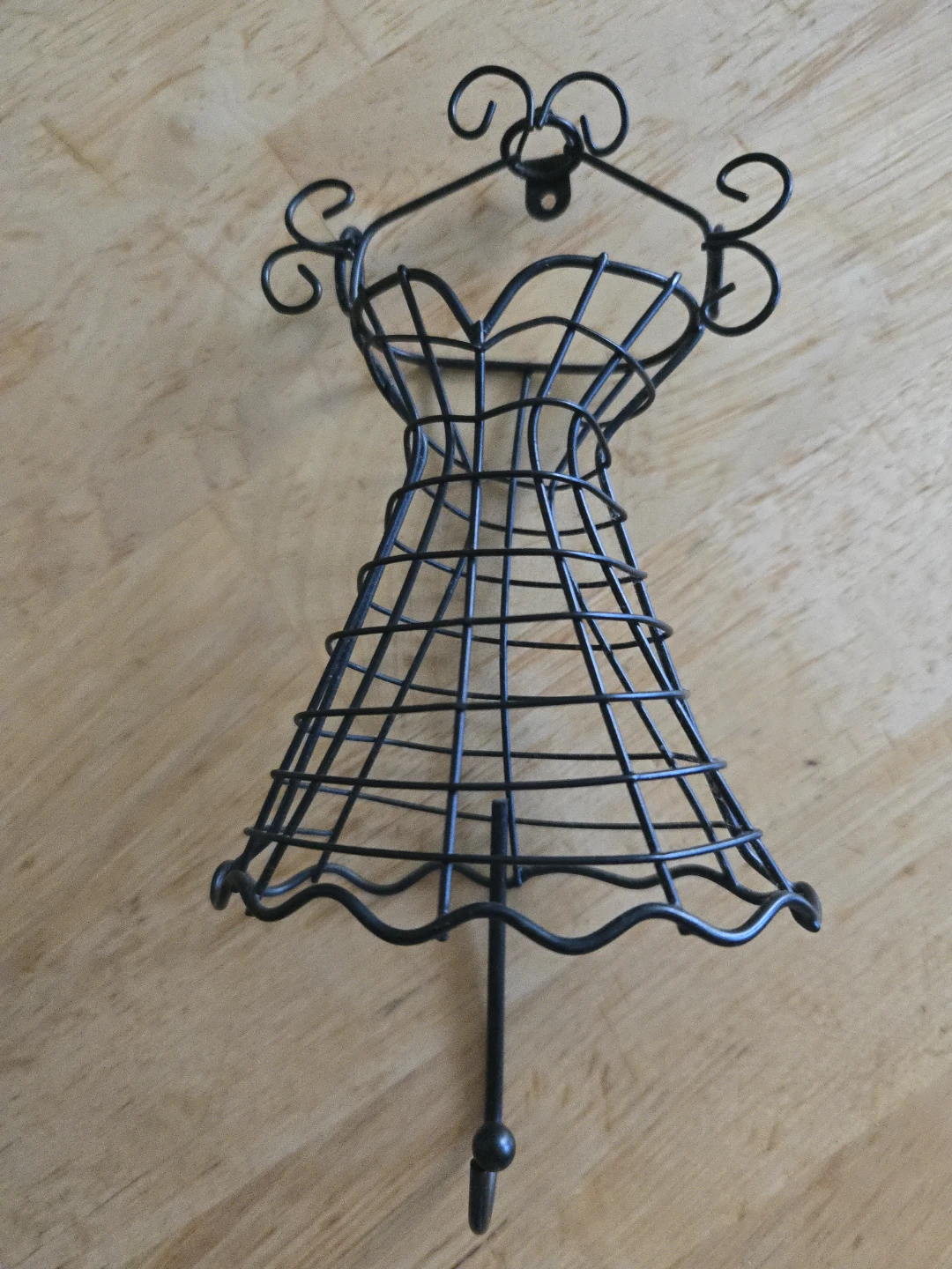 Set of 3 Vintage Style Wire Dress Form Wall Hooks - photo 3