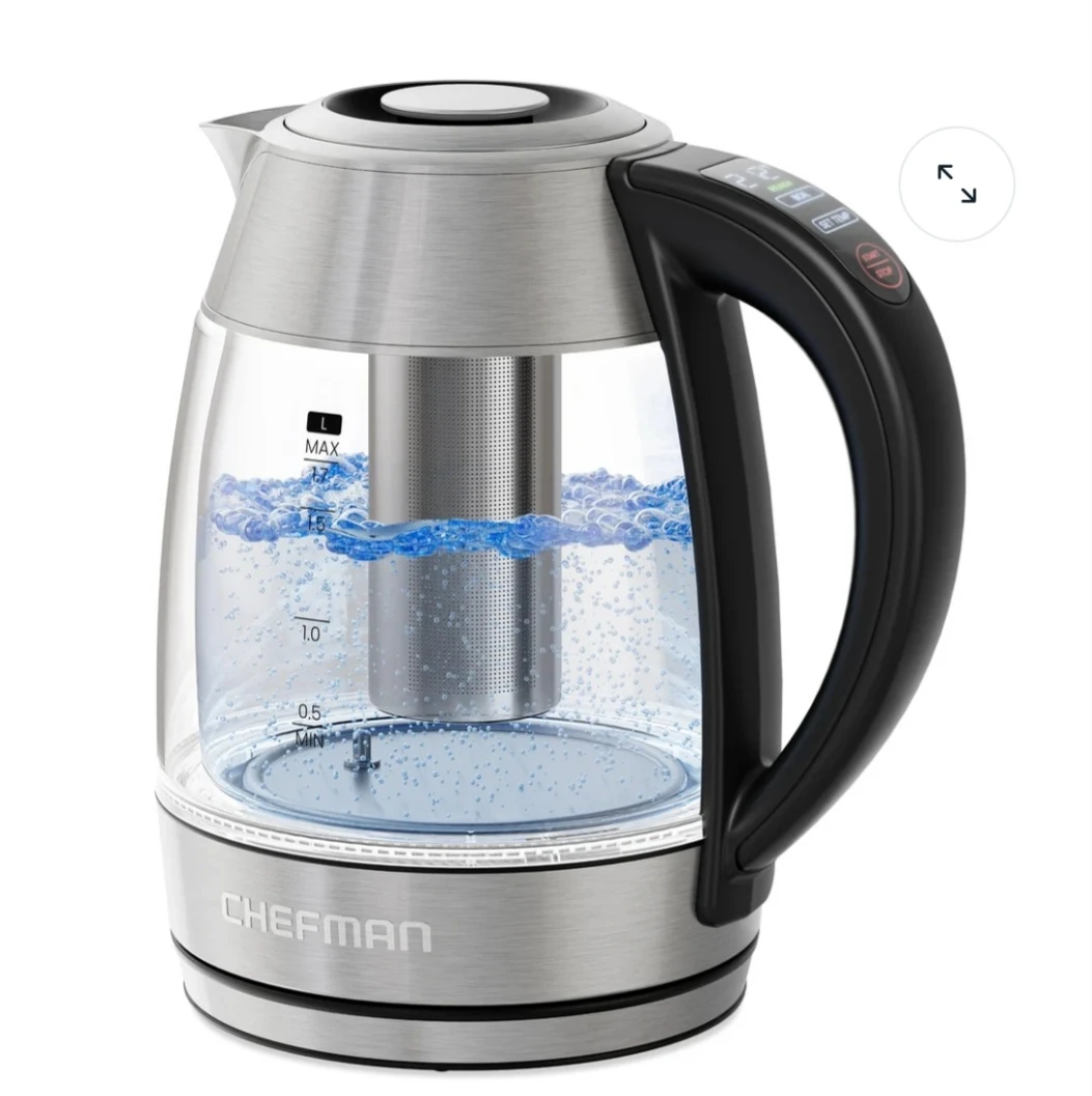 Chefman Digital Glass Electric Kettle
