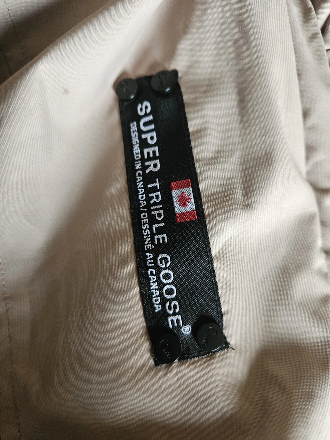 Canada Weathergear Super Triple Goose Parka - Beige - photo 5