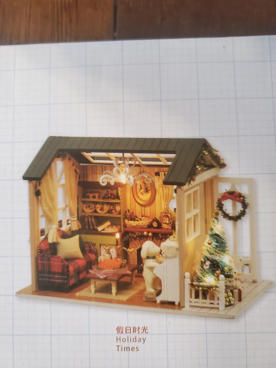 Cute Room Holiday Times DIY Miniature House Kit...New