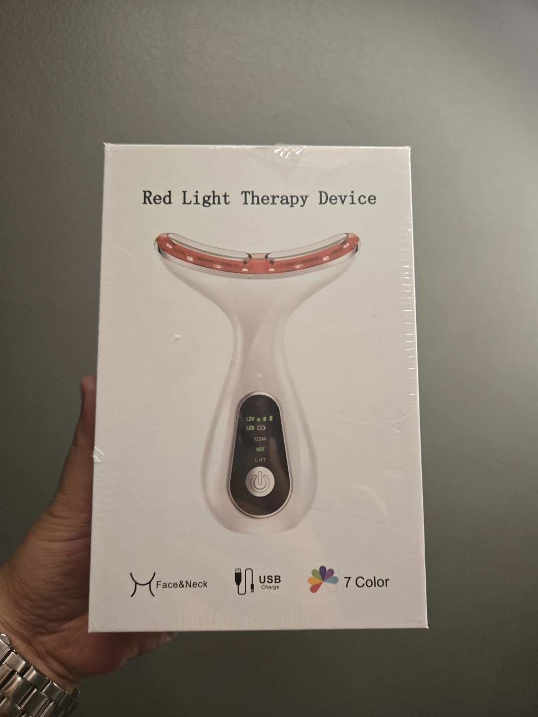 Red Light Therapy Face and Neck Device