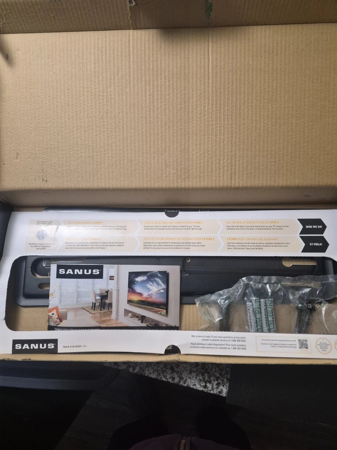 Sanus VML5 Fixed-Position TV Wall Mount - photo 3