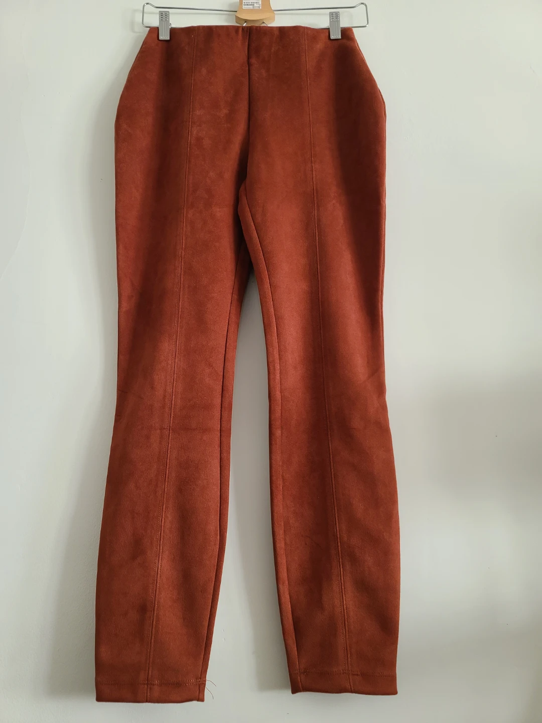 [BUNDLE OF 2] Joe Fresh Faux Suede Leggings Set -black and rust - photo 3