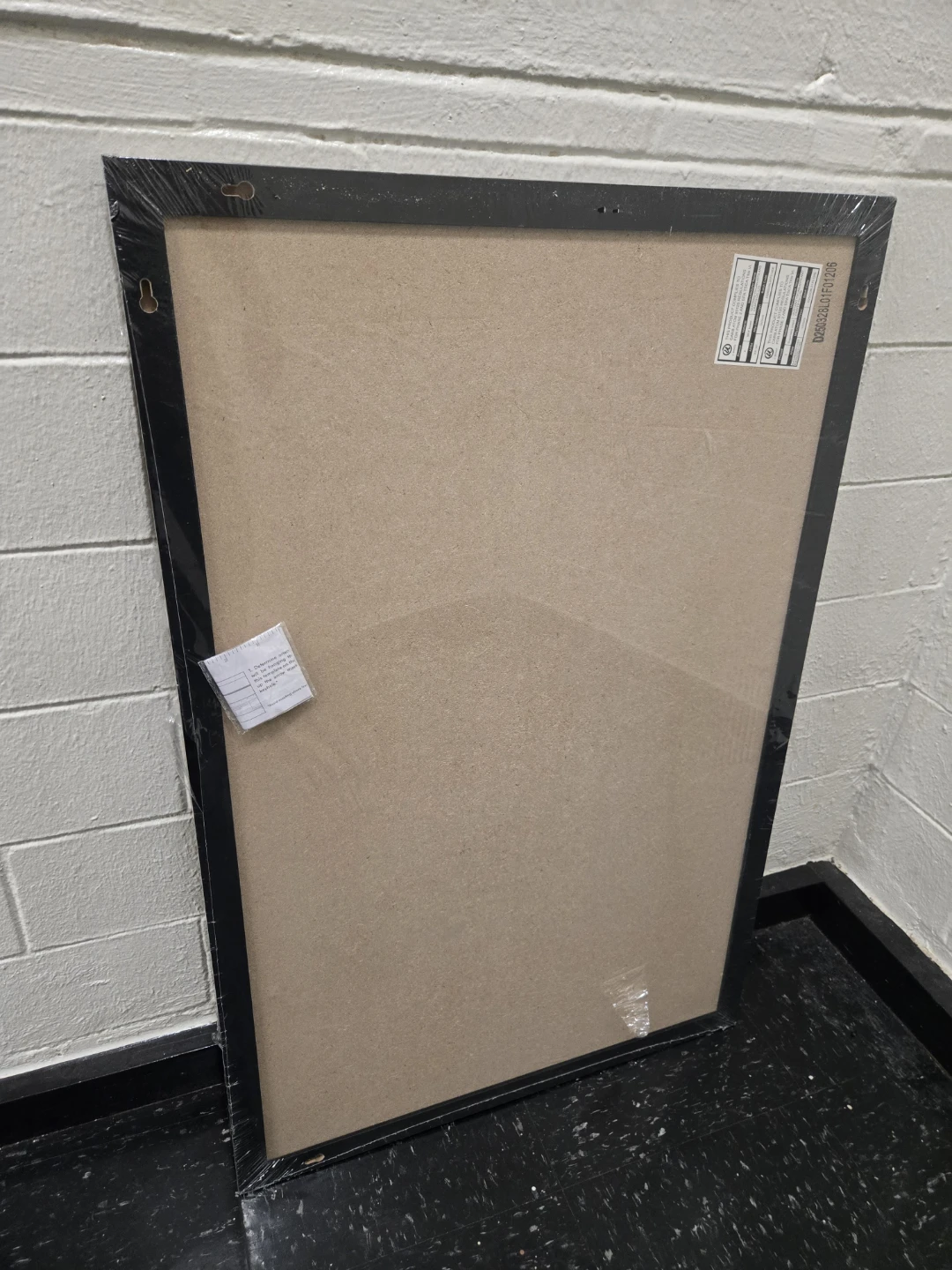 Large Black Framed Cork Bulletin Board Pin Board - Brand New - photo 4