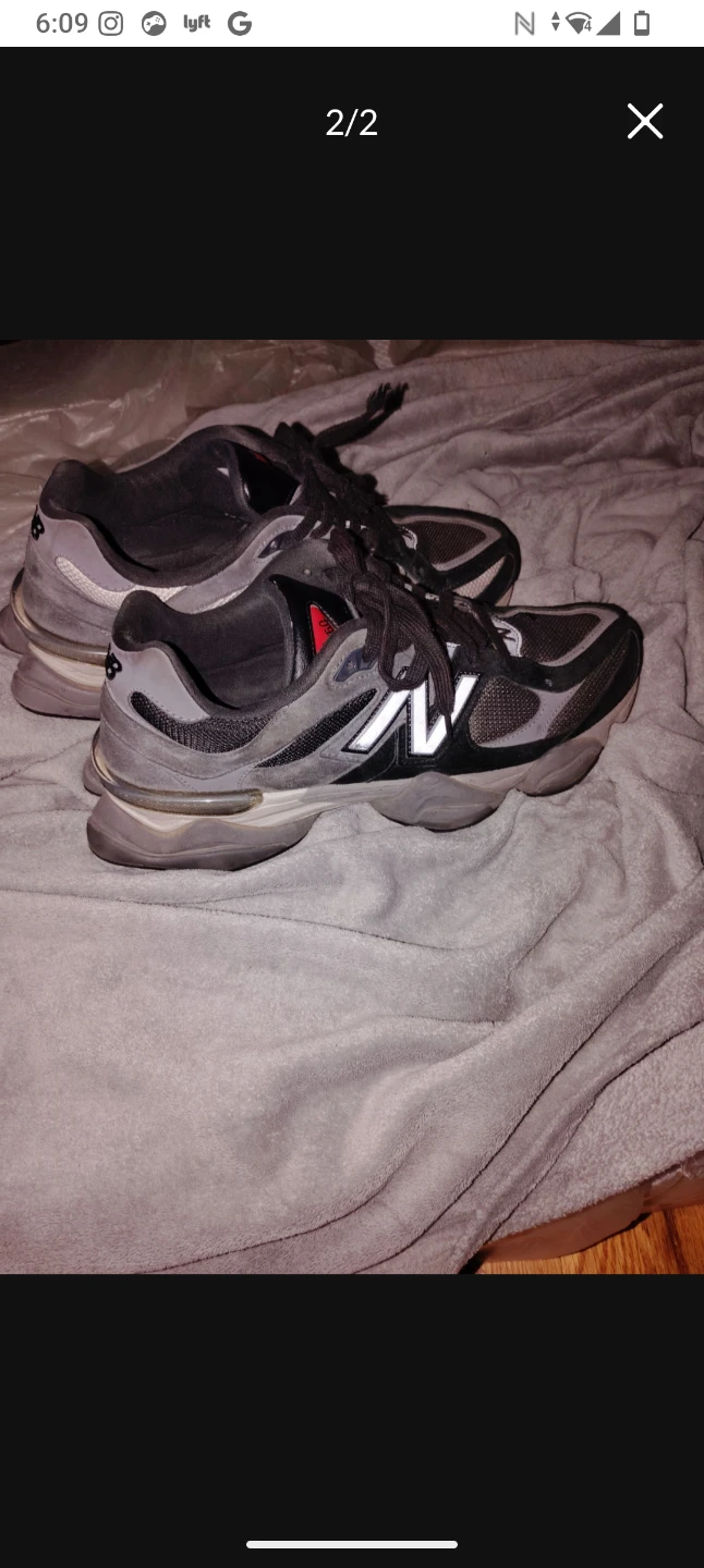 New Balance 9060 Black and Grey