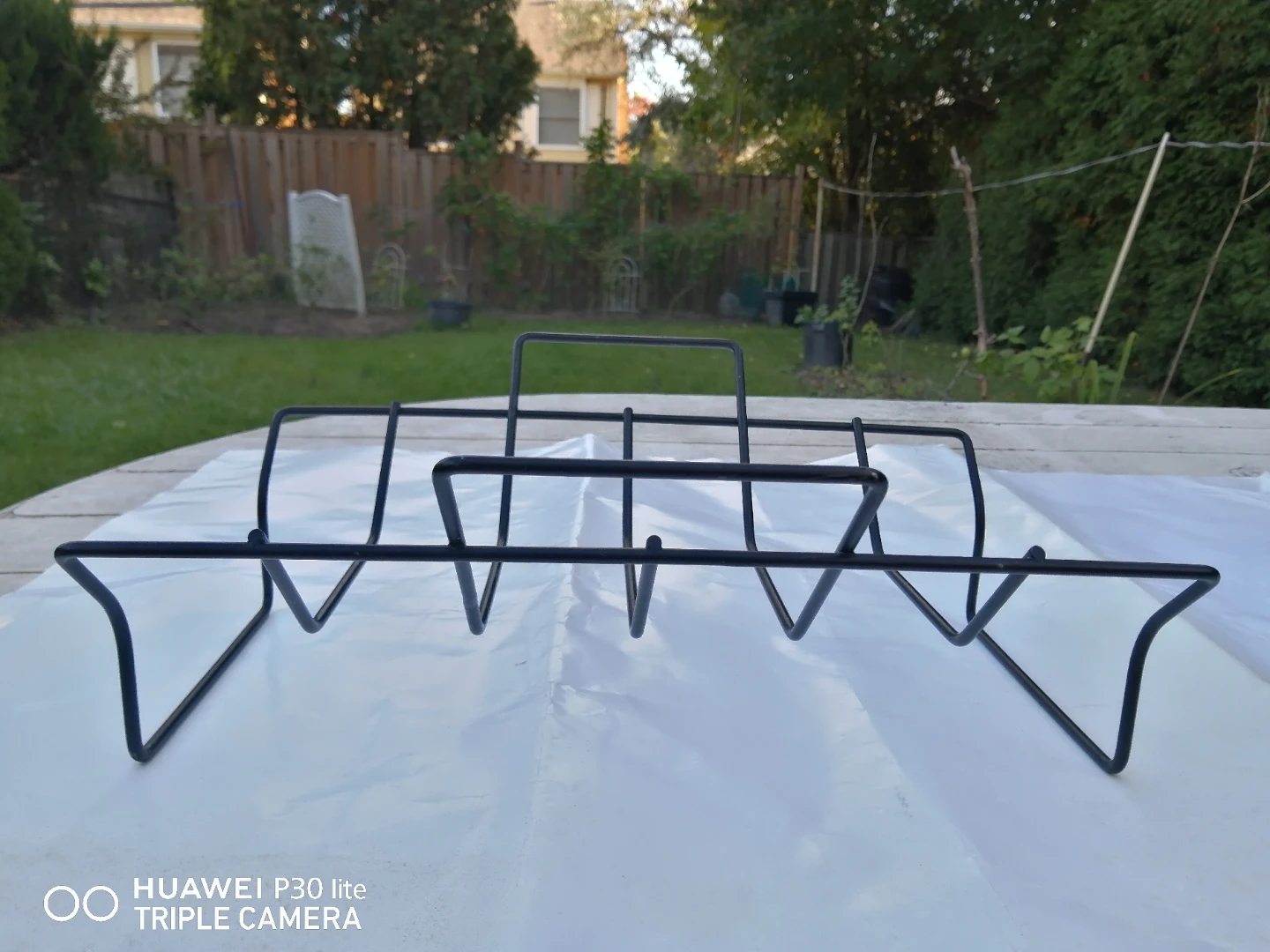 Black Metal Rib Roast Rack - photo 4