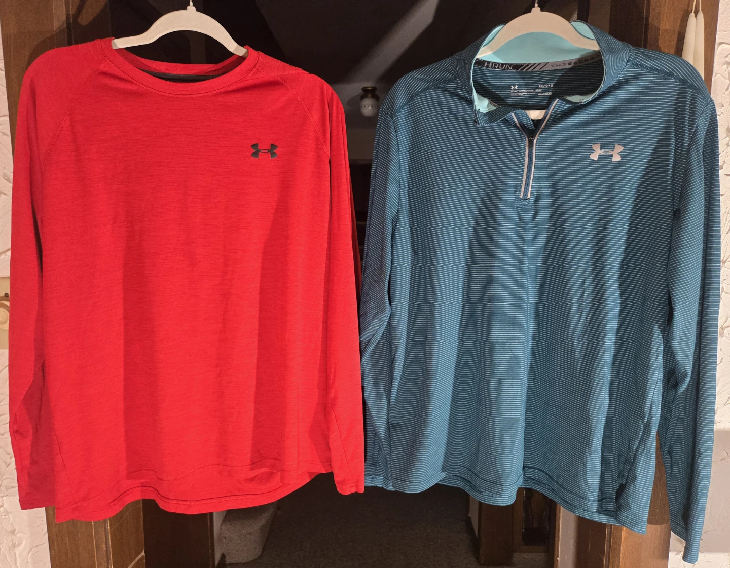 LARGE Men's Under Armour Pullover, Long-Sleeve & T-shirts.  EUC. - photo 2