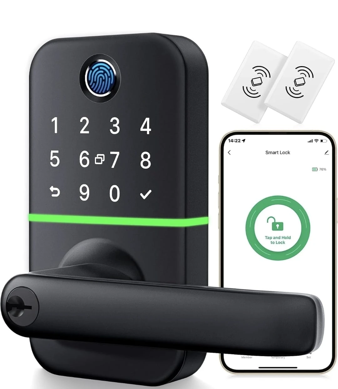 Smart Fingerprint Door Lock with Bluetooth