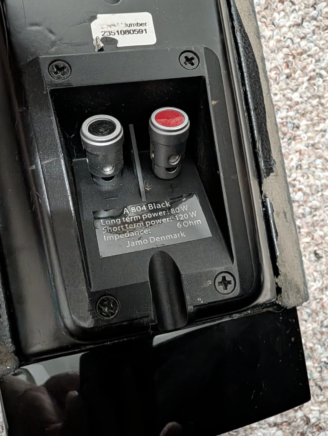Jamo A 804 Black Center Speaker - photo 5