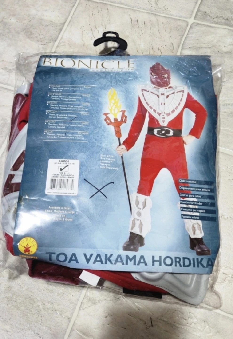 Brand New TOA VAKAMA HORDIKA Costume Size 12-14.