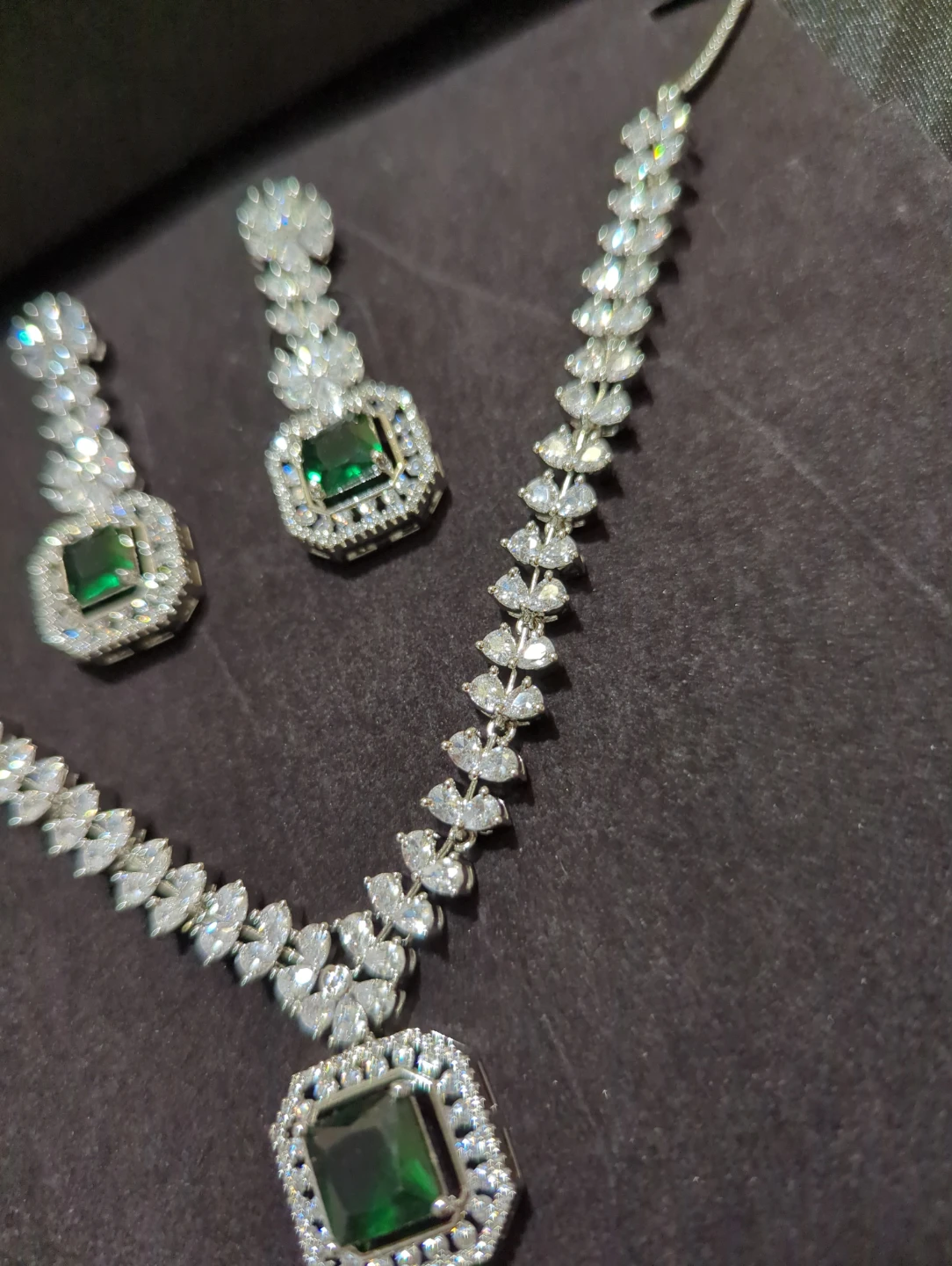 Emerald Green Crystal Set, quality guaranteed - photo 4