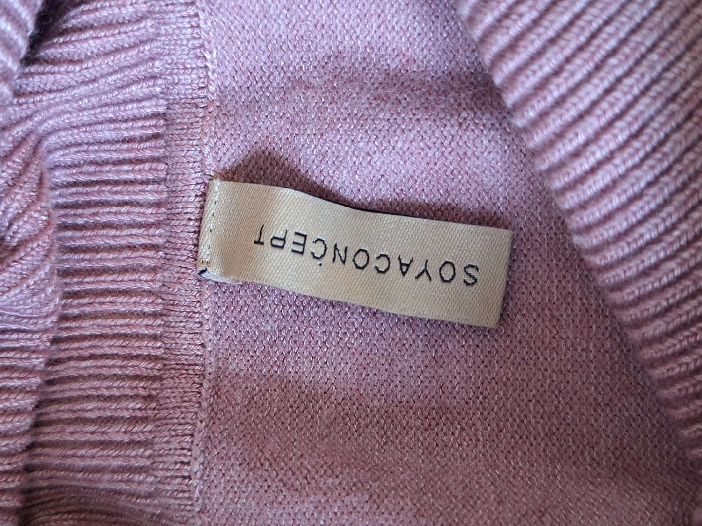 Soyaconcept Dusty Rose Cowl Neck Sweater - photo 3