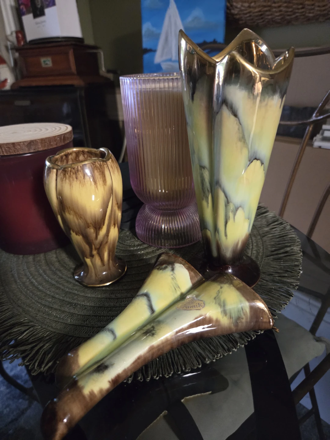 Vintage Bay Keramik Wall Vase