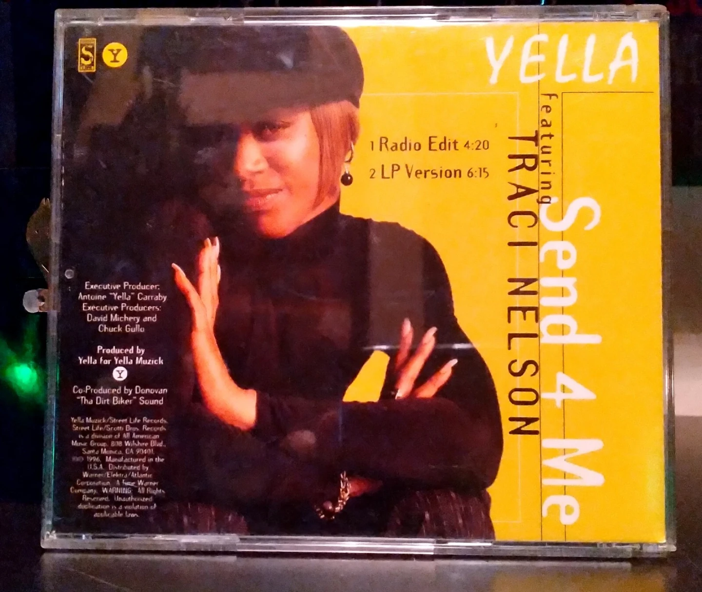 N.W.A CD single - Yella 'Send 4 Me'  Featuring Traci Nelson - photo 3