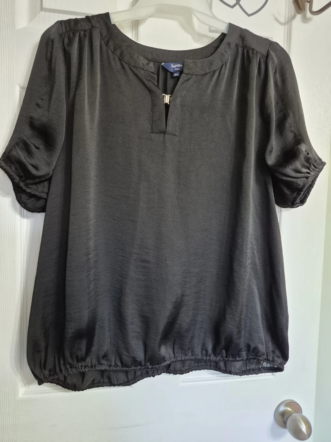 Ladies Size 18+ Black Reitmans Blouse Top - photo 5