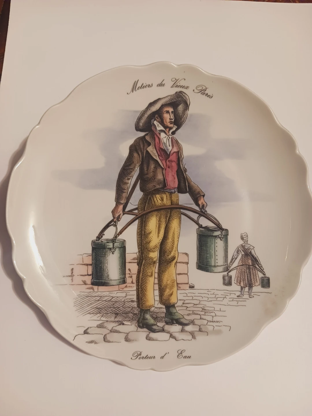 Limoges France Metiers du Vieux Paris Plate - photo 4