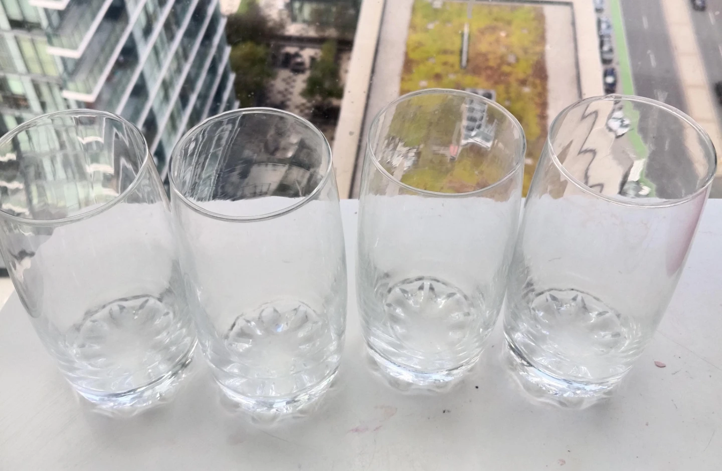 Set of 4 Glass Tumblers