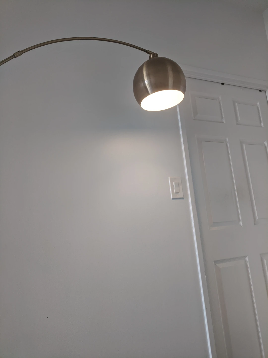 Arch Floor Lamp with Marble Base - photo 3