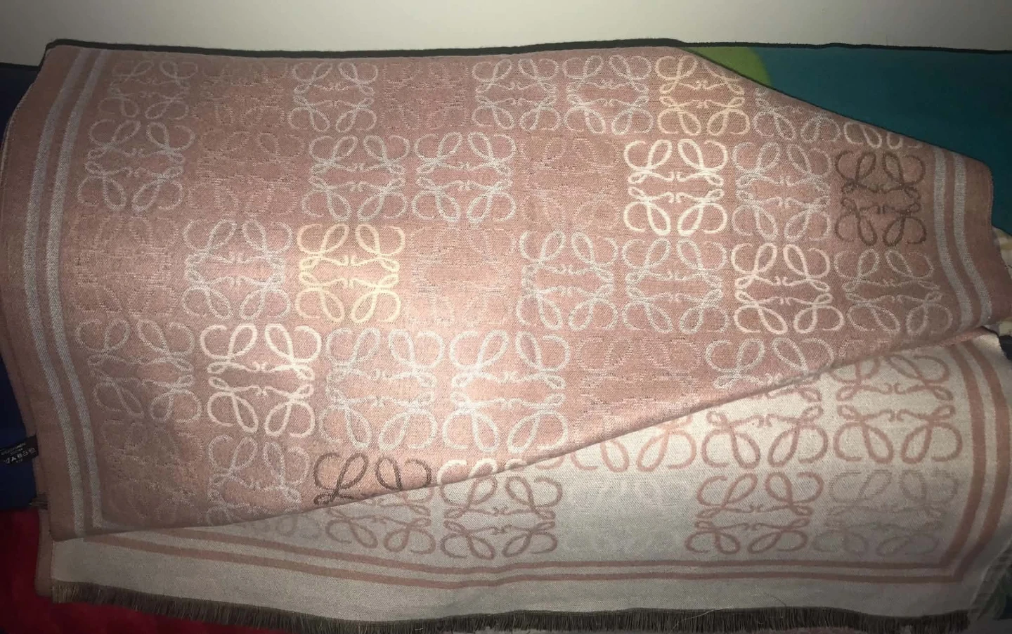 Loewe Anagram Logo Scarf