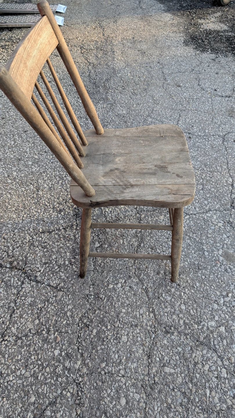 Vintage Solid Wood Chair - photo 4