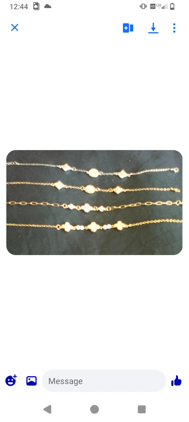 4 Gold Tone Bracelets