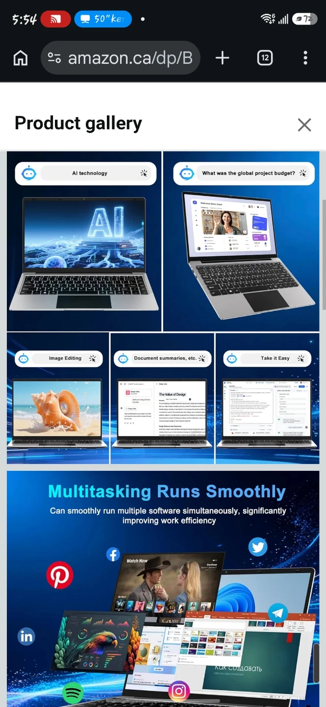 Brand new unopened laptop 2026 AI technology, windows 11