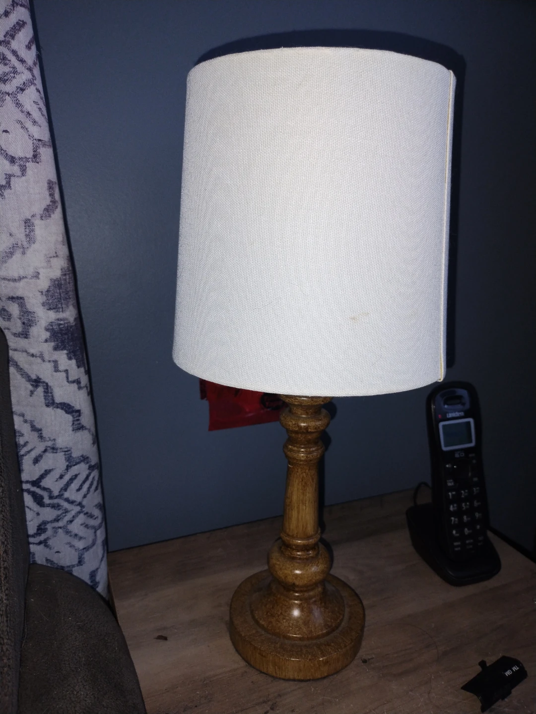 Traditional Table Lamp with Fabric Shade