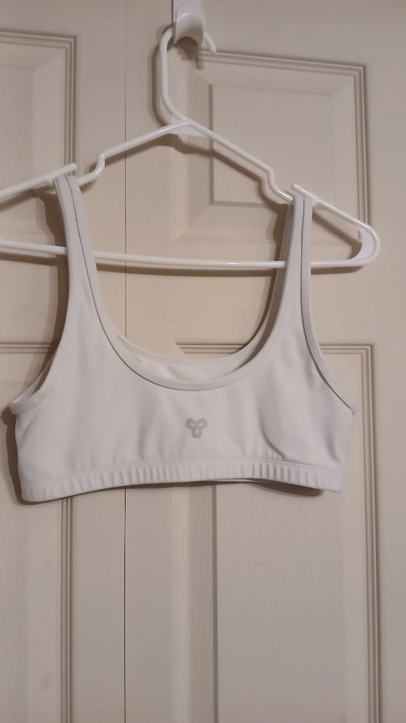TNAction white mini sports bra top, size medium (M) - photo 5