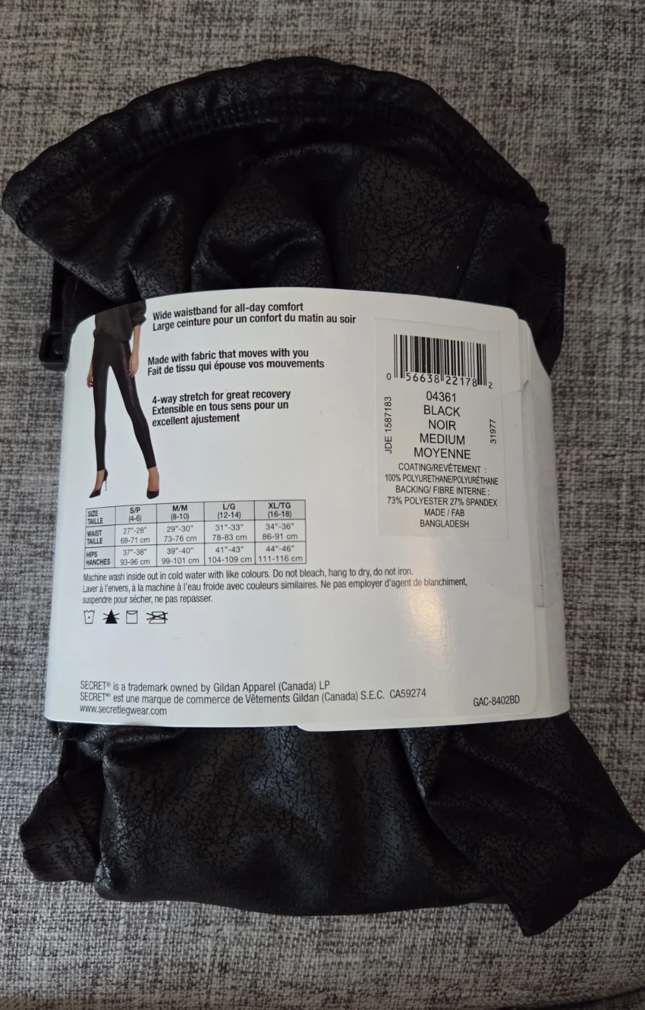 Secret Vintage Faux Leather Leggings - Medium - photo 2