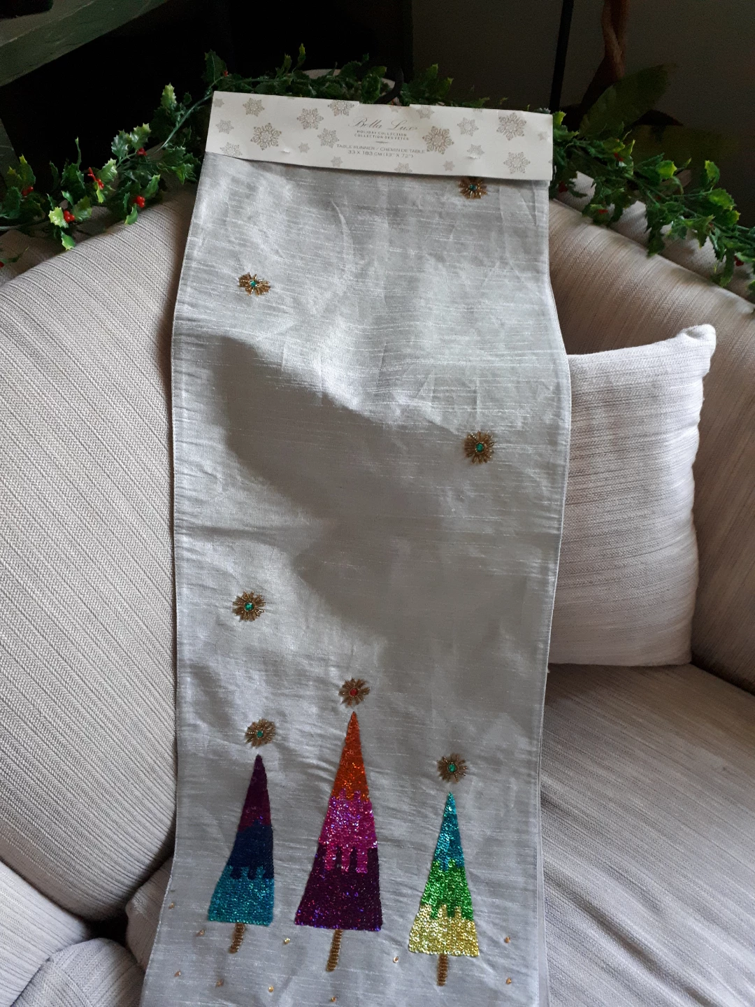 Brand new Bella Lux Holiday Table Runner
