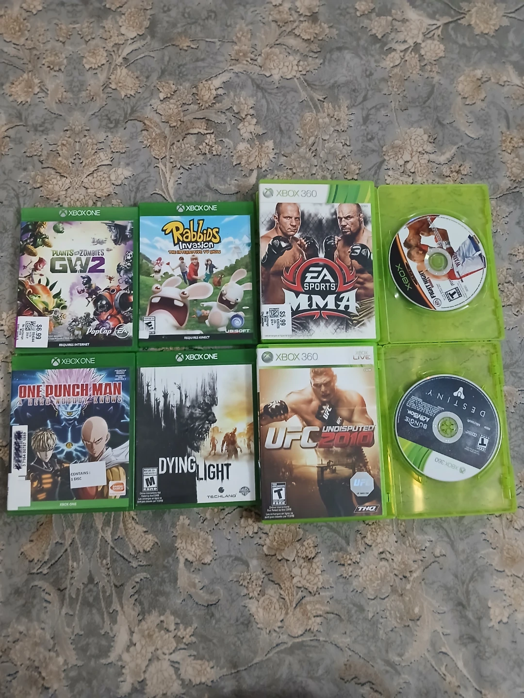 Xbox games all for 15 dollars