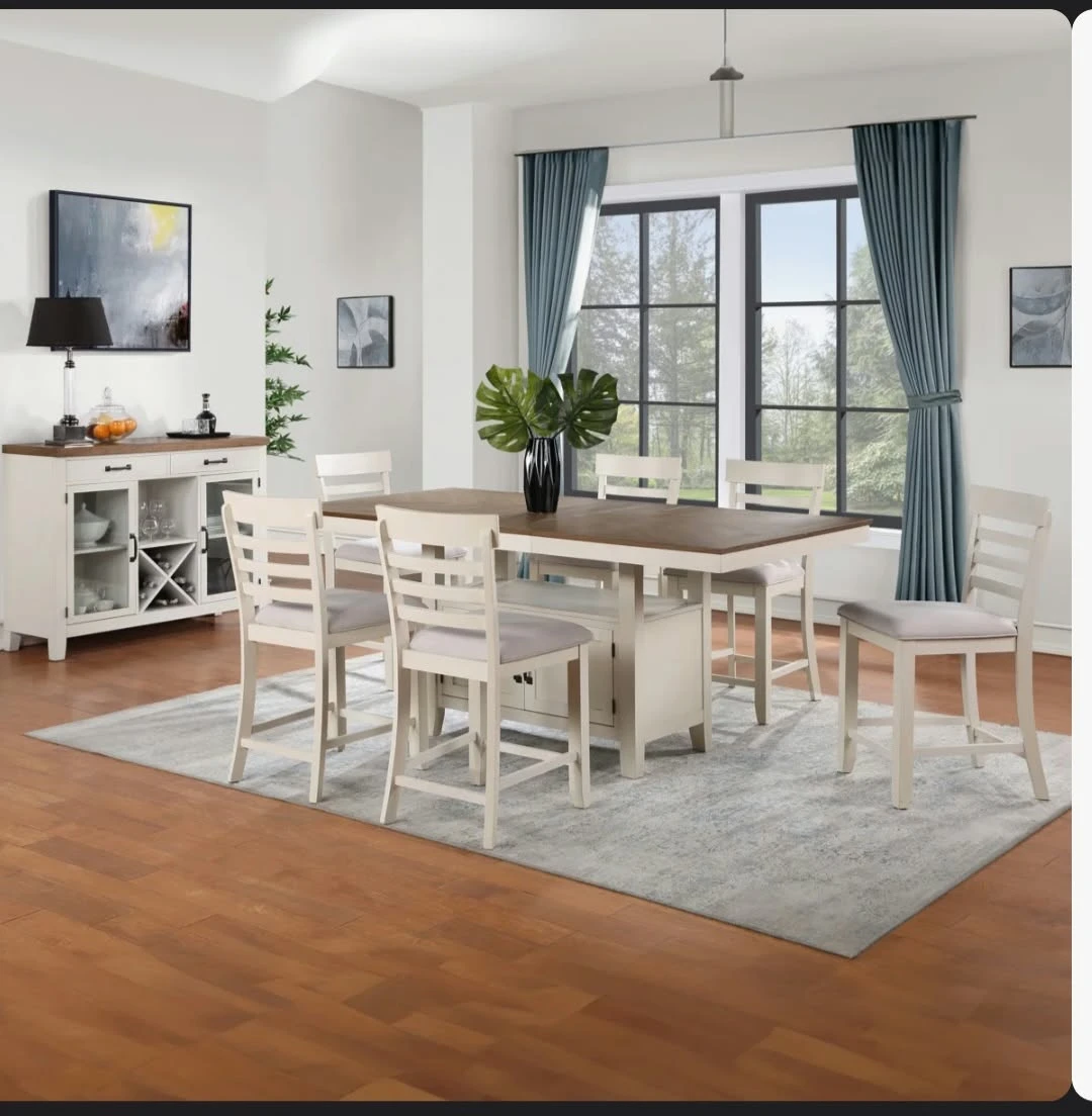Dining table, extendable, with storage - photo 3