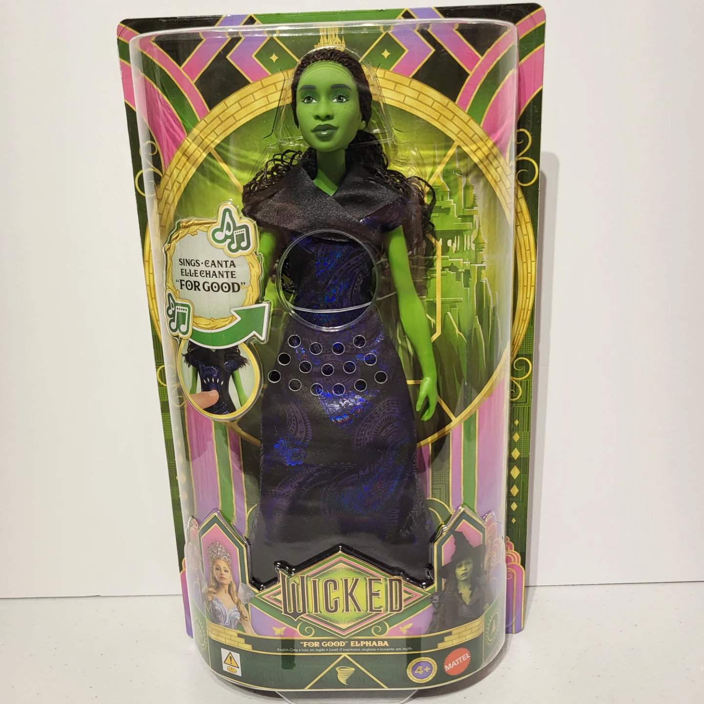 Mattel Wicked For Good Elphaba Singing Doll