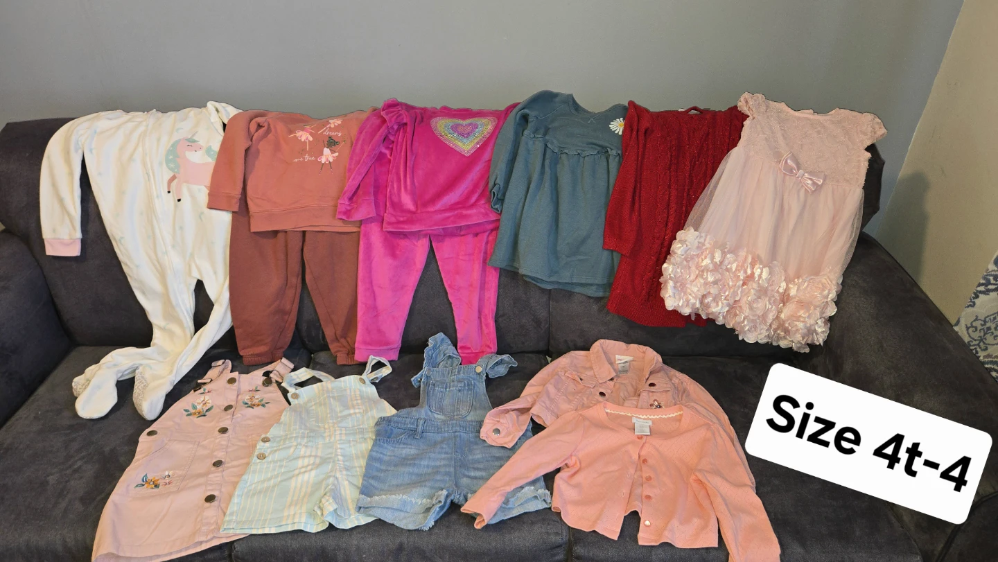 Girls Clothing Lot Size 4T-4