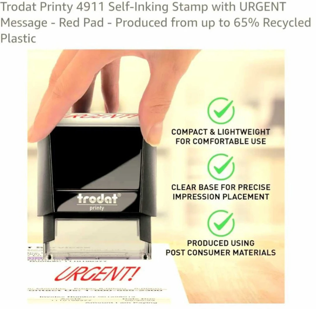 📍Trodat Printy 4911 Self-Inking Stamp📍 - photo 2