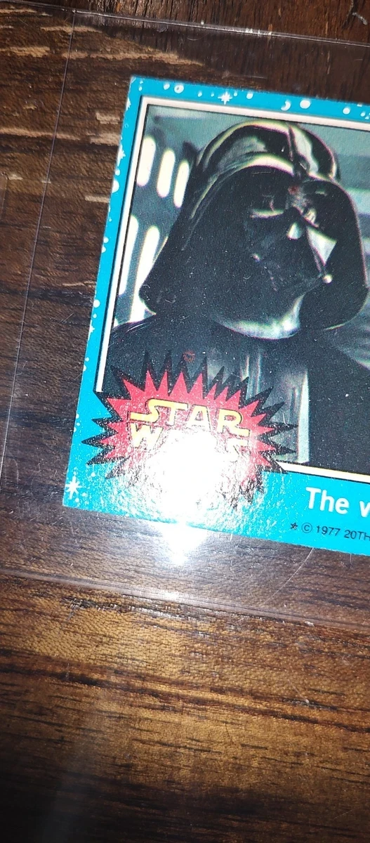 Darth vader rookie card 1977 Topps Star Wars Trading Card #7 - photo 3