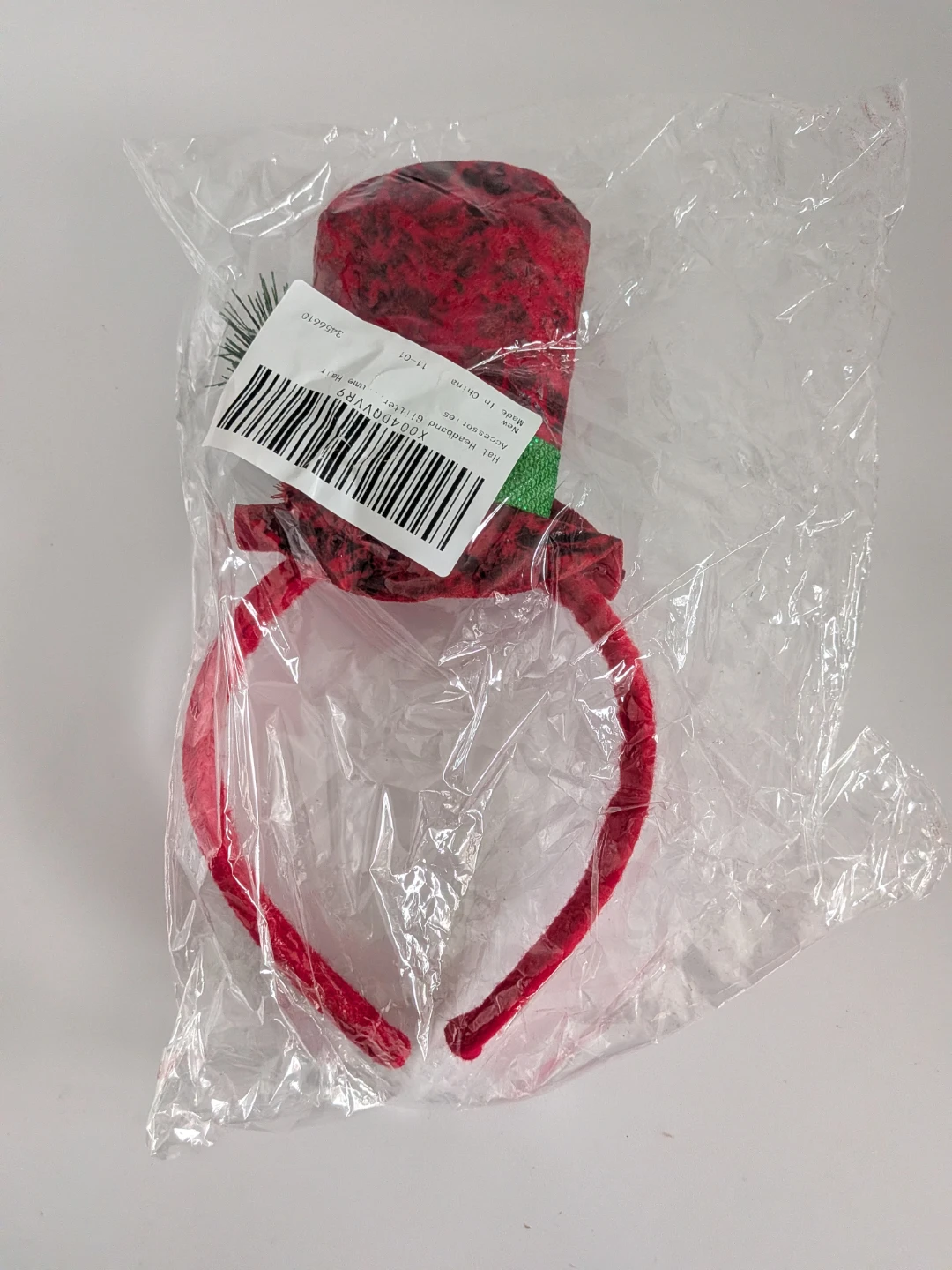 Red Christmas Top Hat Headband - photo 3