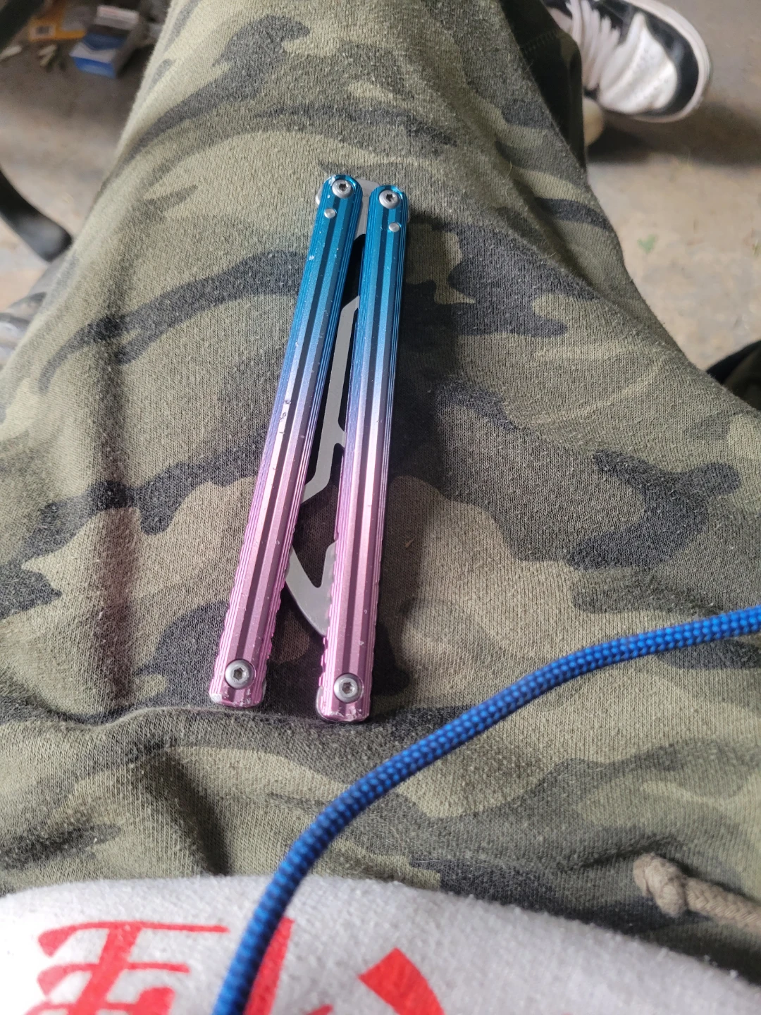 Gradient Butterfly Trainer Knife