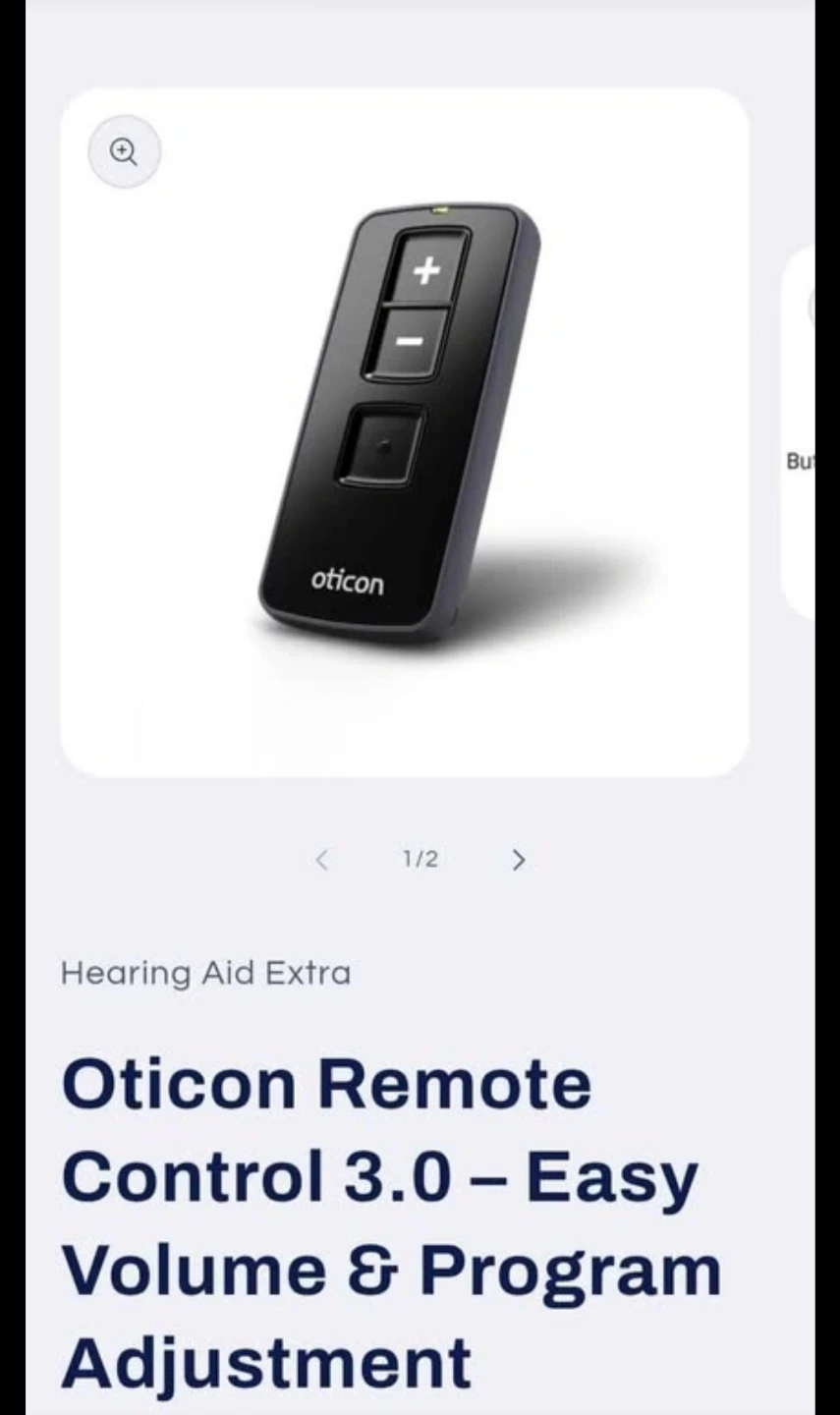 Oticon Remote Control 3.0