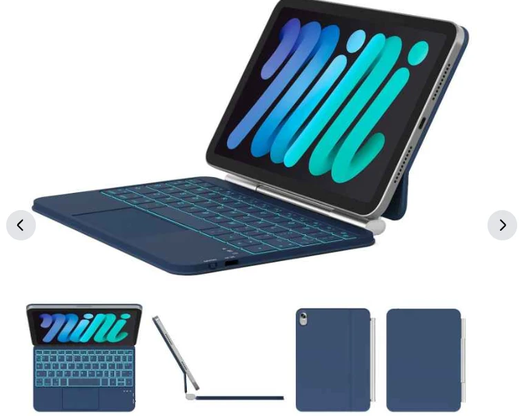 Zynthralix Magic Keyboard Case for iPad Mini 7/6
