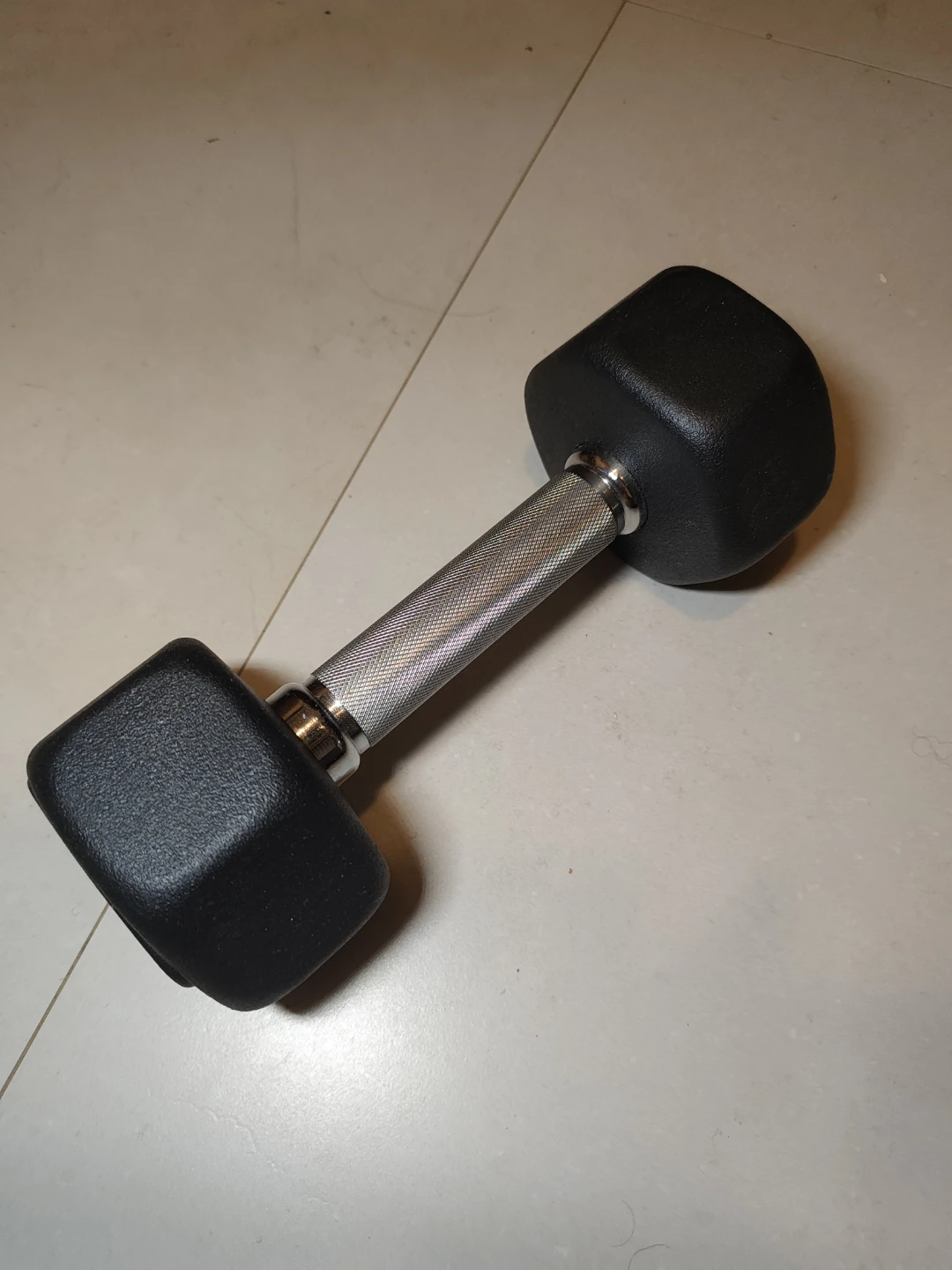 ZIVA 10 lb Rubber Coated Dumbbell - photo 2