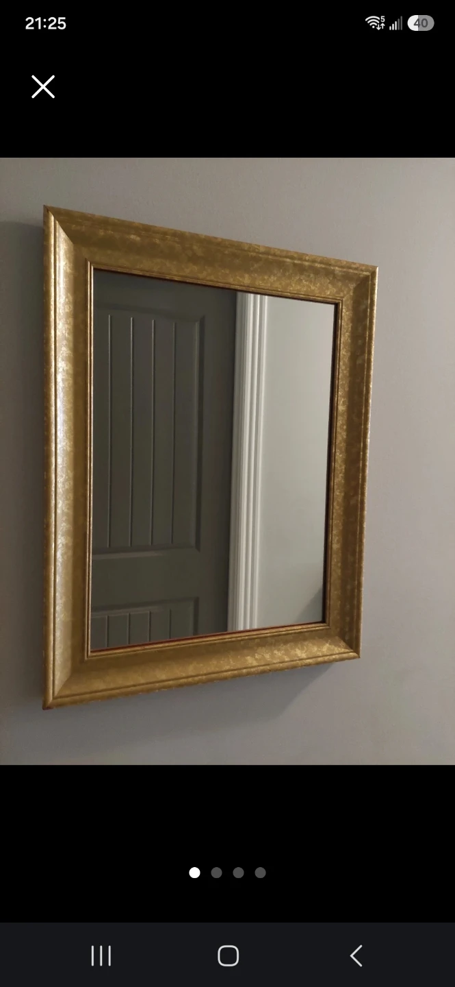 Gold Framed Wall Mirror