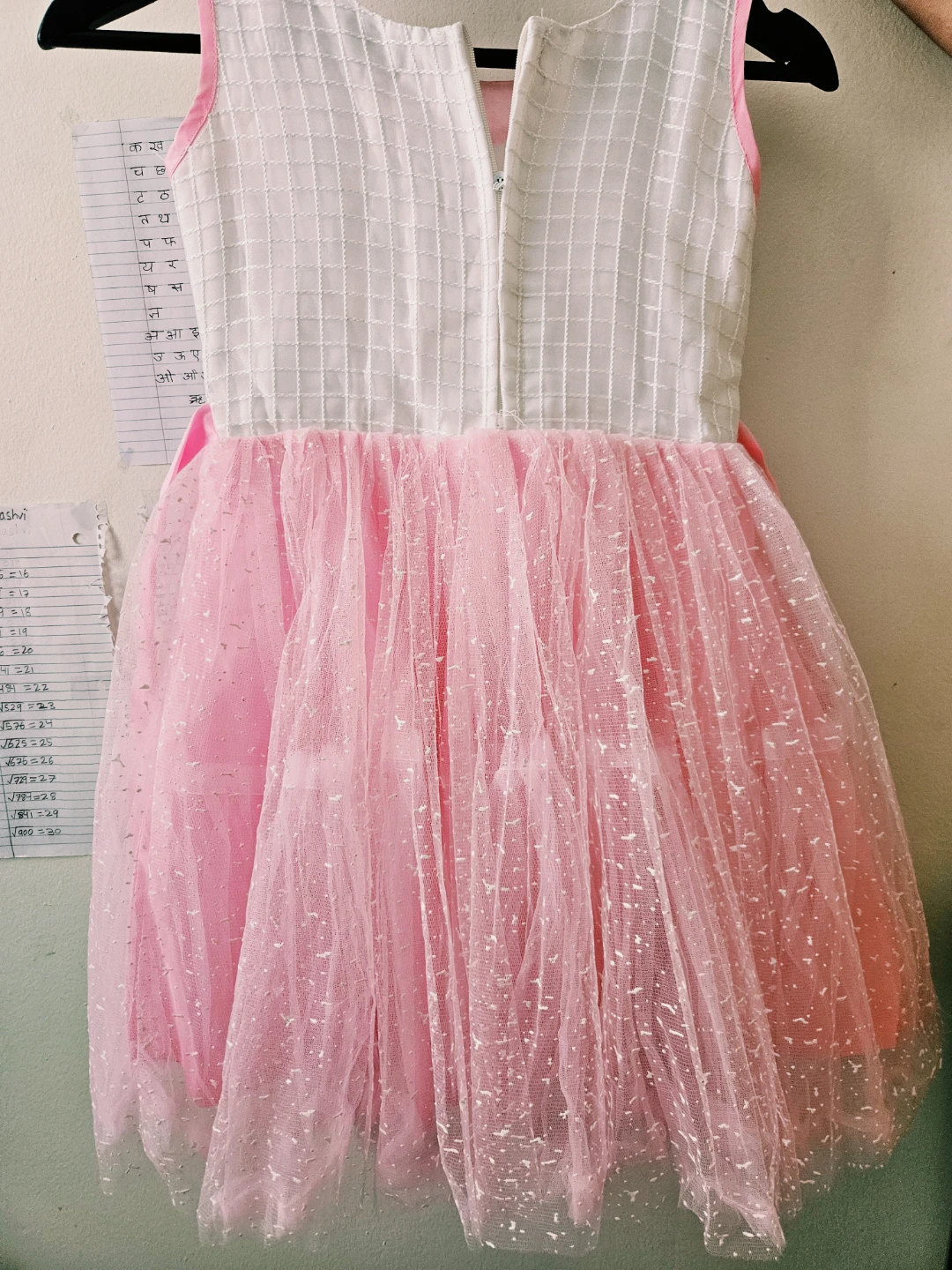 Girls Pink and White Party Dress - photo 2
